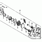 CB750F Front brake caliper 79-80