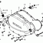 XR500 Right crankcase cover  @ pulse generator