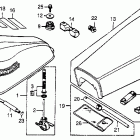 XR80 Fuel tank @ seat 79-80