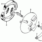 CR125R Передний тормоз
