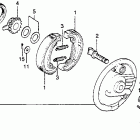 XR250 Передний тормоз