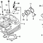 XR250 Цилиндр и головка цилиндра
