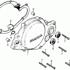 CR250R Крышка картера левая