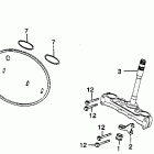 CR125R Траверса нижняя