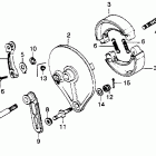 XL250S Rear brake panel 78-81