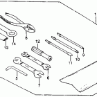 XL500S Xl500s tools 79-81