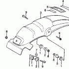 CR125R Заднее крыло