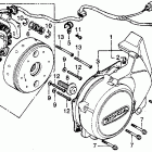 CB400TI Генератор и крышка