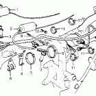 CX500 Wire harness @ ignition coil