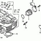 CB400TI Головка цилиндра