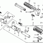 CX500 Подножки