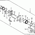 GL1000 Задний суппорт тормозной