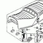 CB650 Сидение