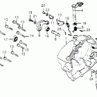 XR185 Крышка картера правая