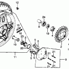 CB750L Cb750l rear wheel