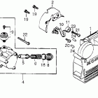 CB650 Left crankcase cover @ oil pump