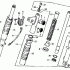 CT70 Передняя вилка