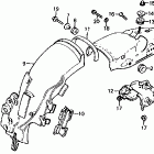 XL100S Rear fender 79-80