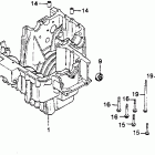 CB400TI Lower crankcase