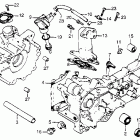 NA50 Crankcase @ oil pump @ reed valve 79-80