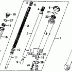 CB400TI Передняя вилка