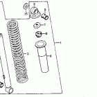 CT90 Rear shock absorber 77-79