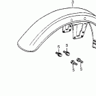CB650 Переднее крыло