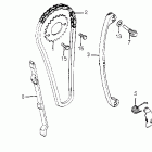 XR185 Цепь ГРМ и натяжитель