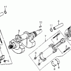 CX500 Коленвал и поршни
