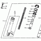 XL75 Передняя вилка