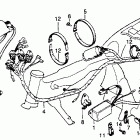 CB400TI Wire harness @ ignition coil @ c.d.i. unit