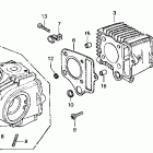 CT70 Cylinder head @ cylinder