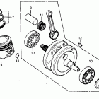 CB125S Коленвал и поршни