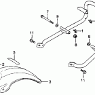 CB400TI Заднее крыло и бампер