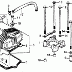CB400TI Cylinder head cover  @ camshaft holder