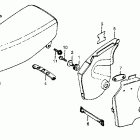 CR250R Seat @ side cover 78-79
