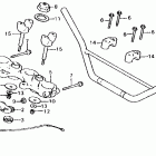 XL125S Handlebar @ top bridge 79