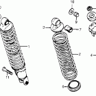 CB650 Задний амортизатор