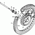 CB400TI Cb400ti  front wheel