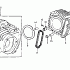 CT90 Cylinder head @ cylinder