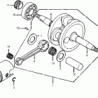 NC50 Коленвал и поршни