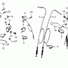 XR185 Рулевые переключатели и троса