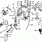 CB125S Air cleaner @ battery 79