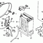 CB400TI Right side cover @ battery