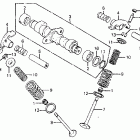 CM185T Распредвал и клапана
