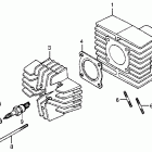 NC50 Cylinder head @ cylinder