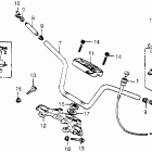CB650 Руль и панель переднего номера