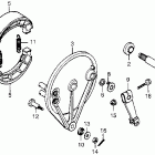 CX500 Задний тормоз