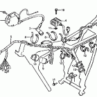 XL100S Wire harness @ ignition coil 79-80