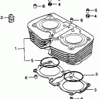 CB400TI Цилиндр